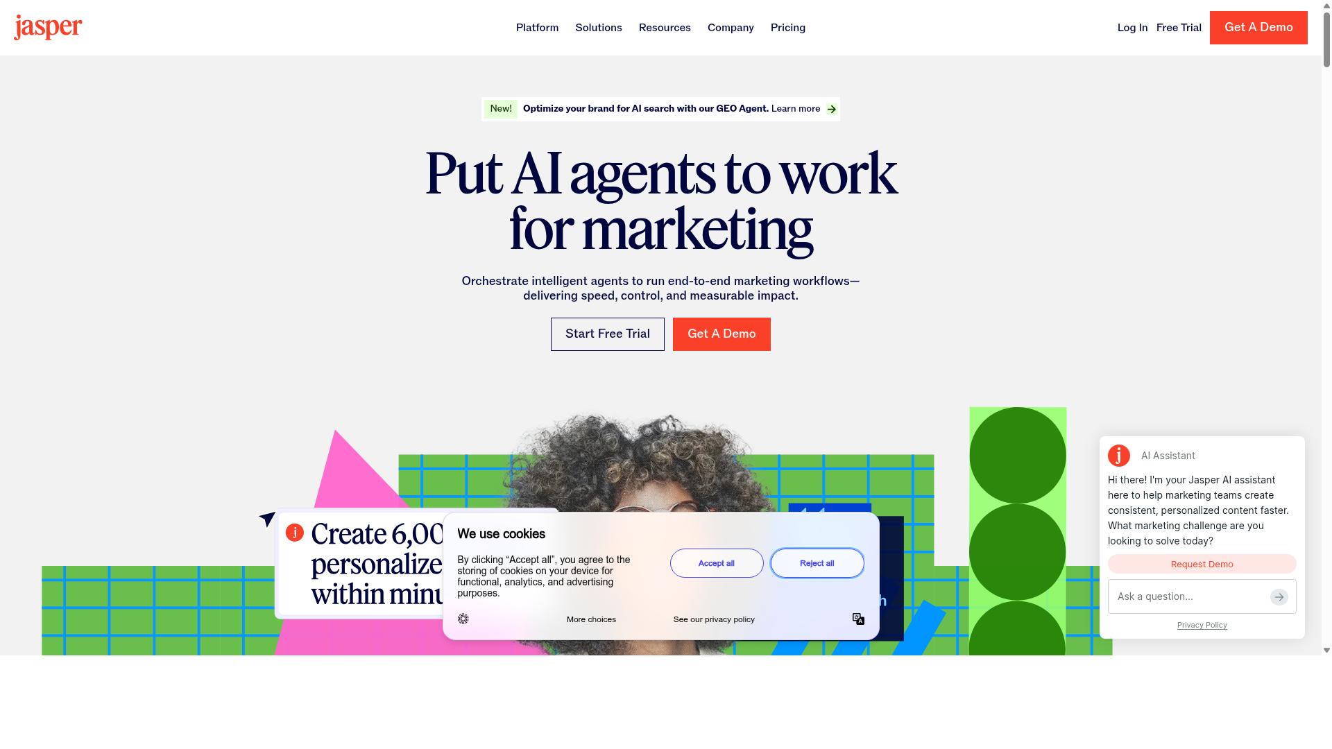 Jasper website